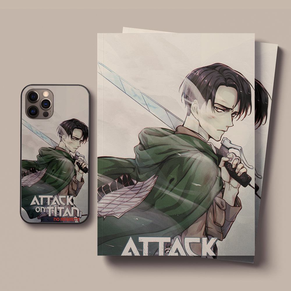 Levi Ackerman Attack On Titan LED Case for iPhone