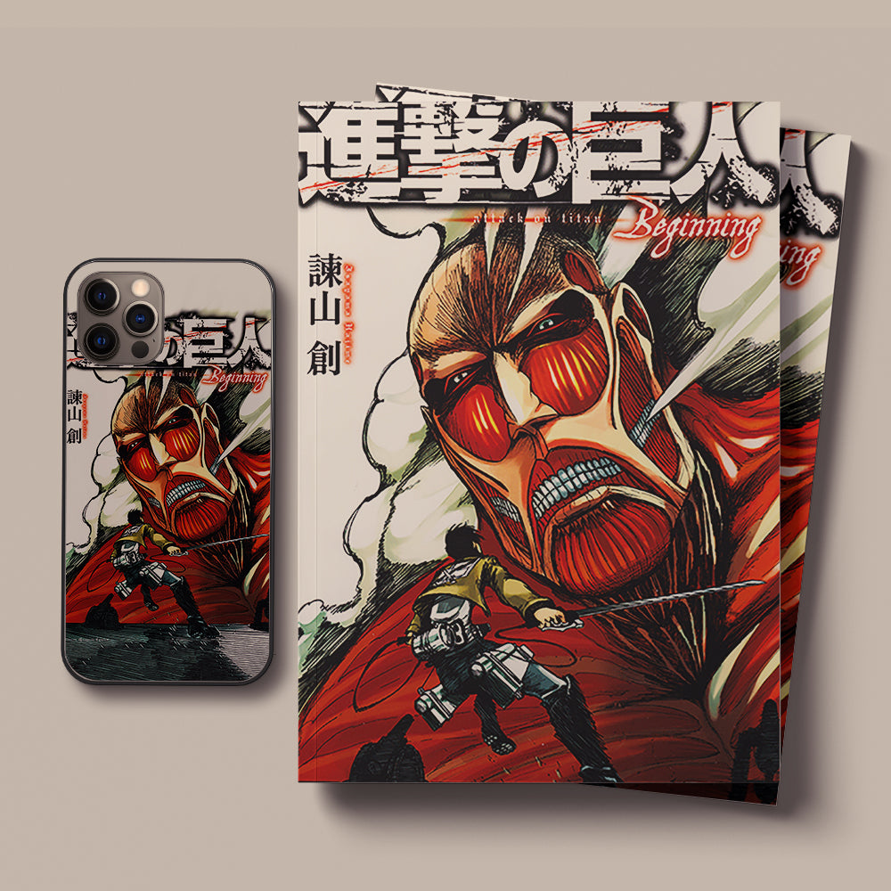 Attack On Titan Design 40 LED Case for iPhone