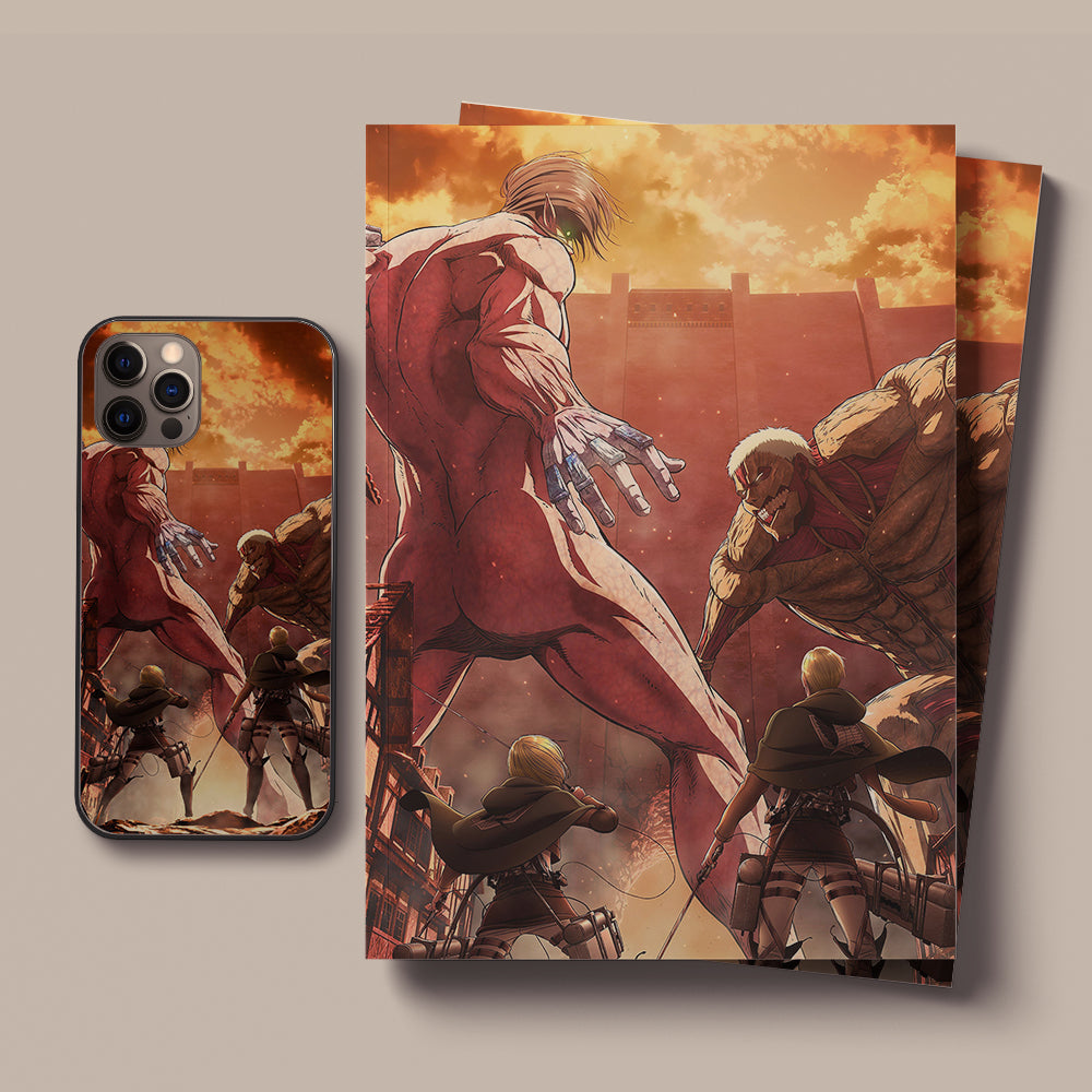 Attack On Titan Wings Of Freedom LED Case for iPhone