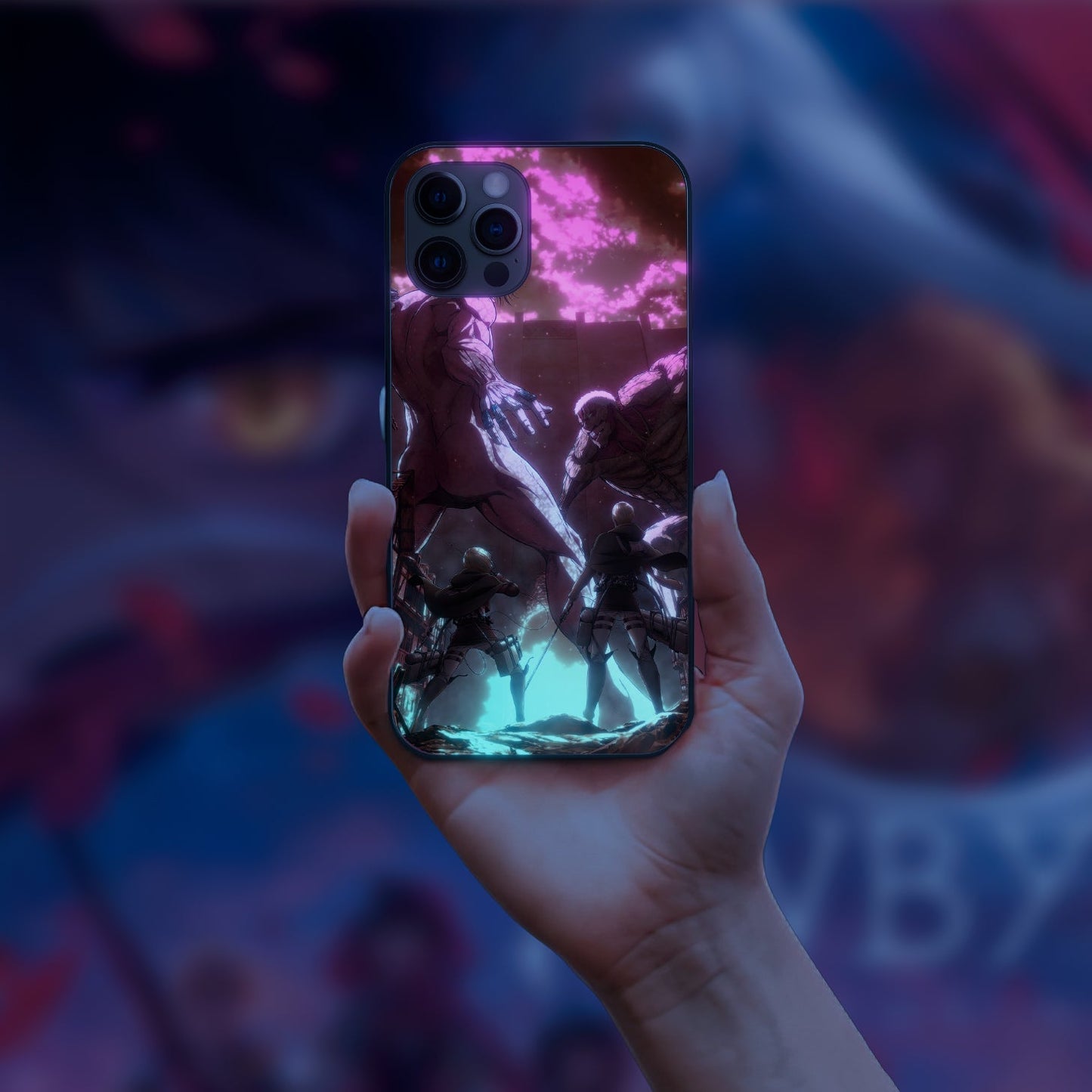 Attack On Titan Wings Of Freedom LED Case for iPhone