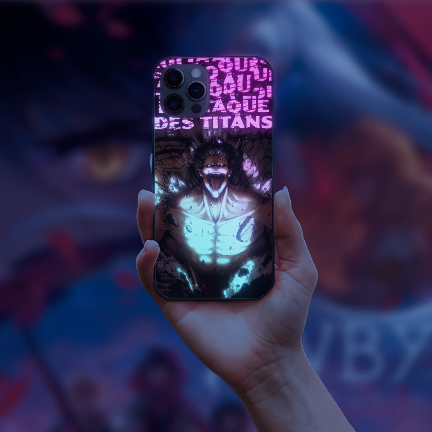 Levi Attack on Titan Classic Design LED Case for iPhone