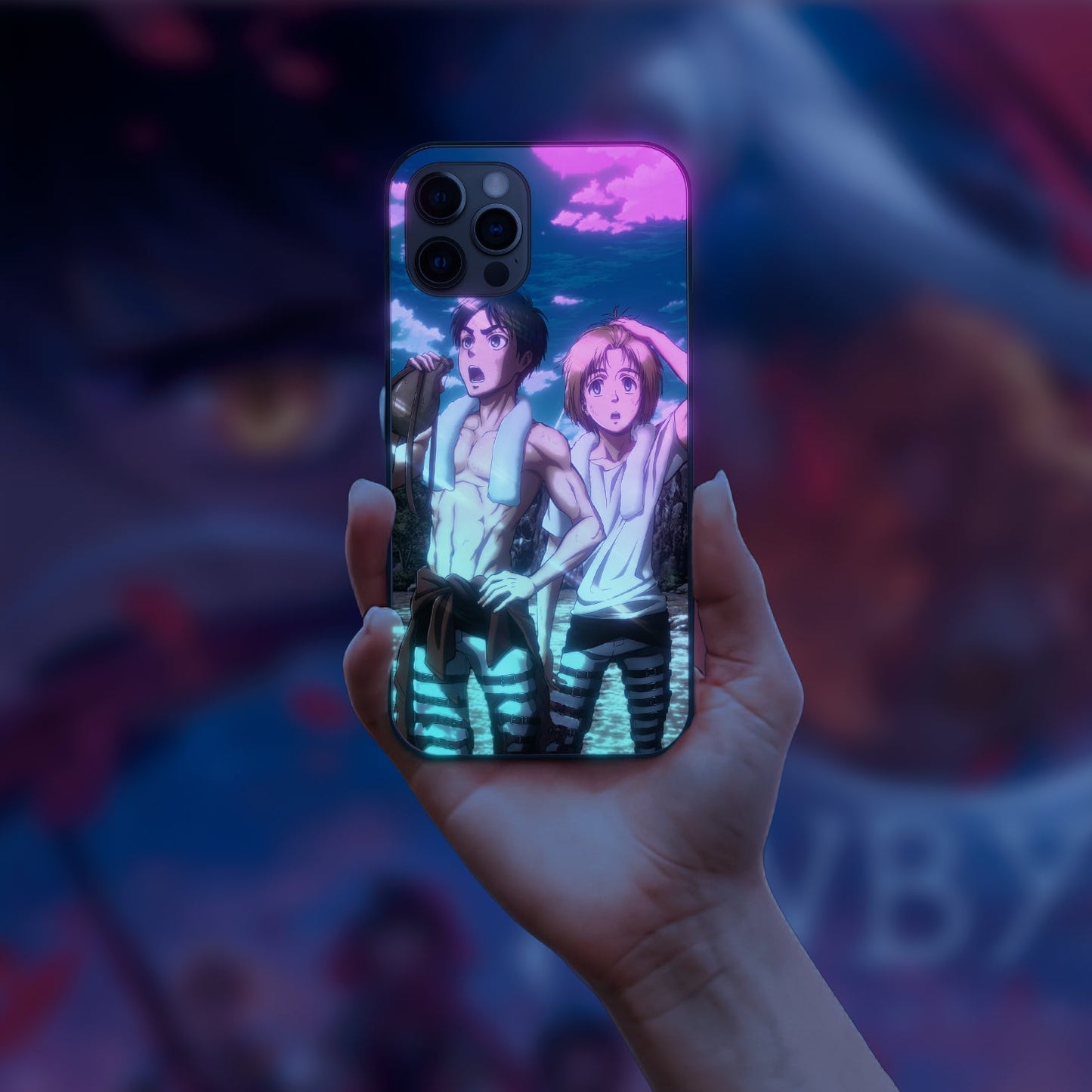 Attack on Titan Trio LED Case for iPhone