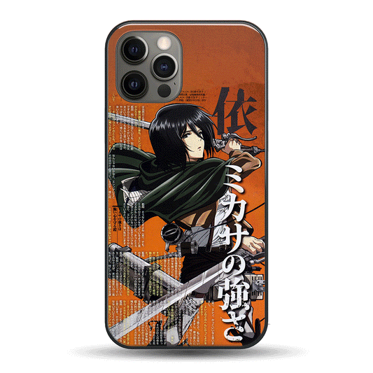 Eren Yeage Attack on Titan LED Case for iPhone