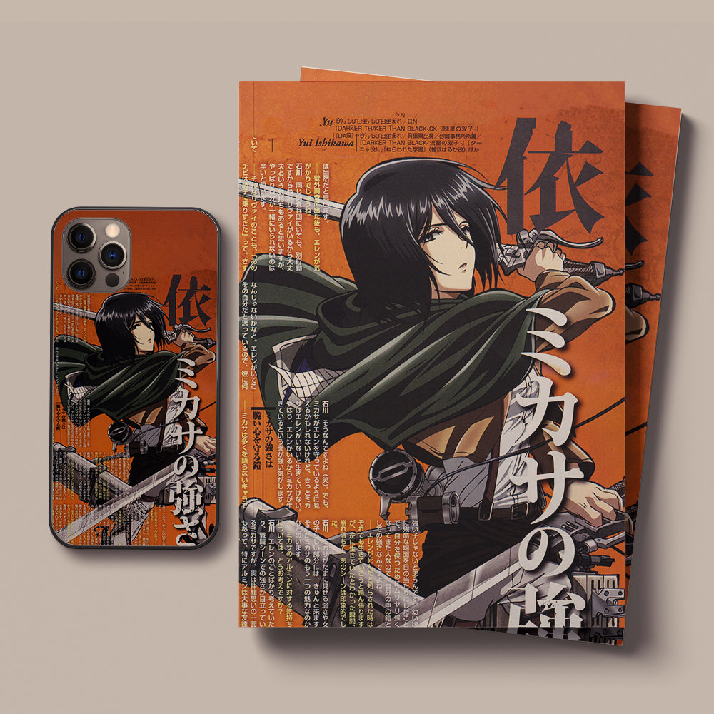 Eren Yeage Attack on Titan LED Case for iPhone