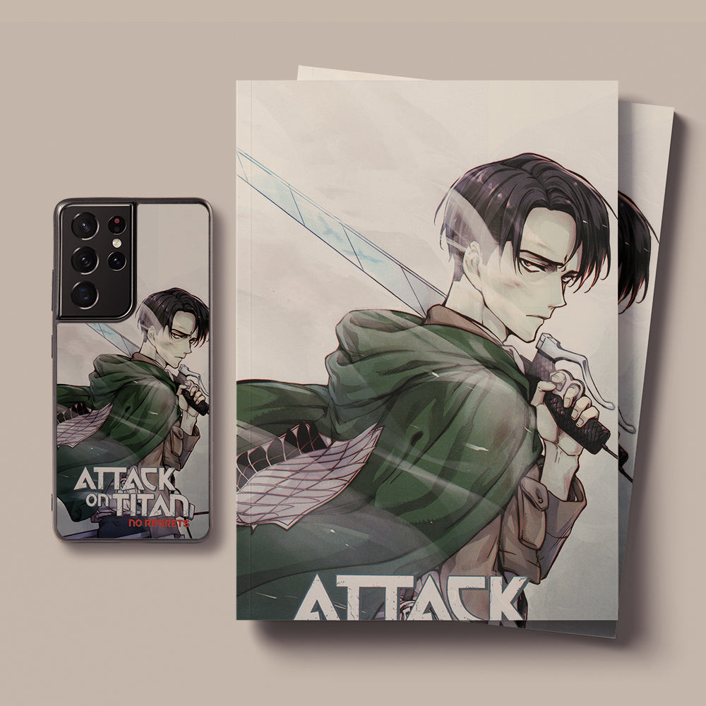 Levi Ackerman Attack On Titan LED Case for Samsung