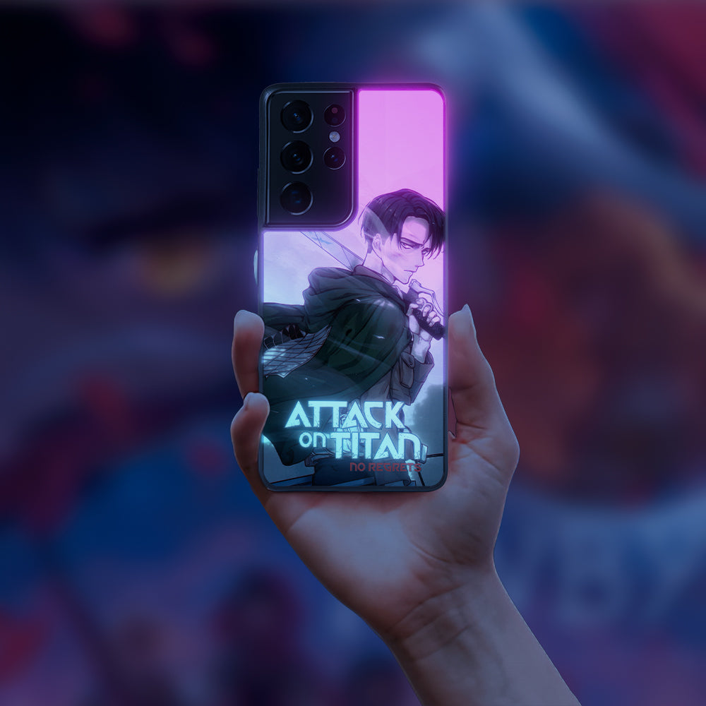 Levi Ackerman Attack On Titan LED Case for Samsung