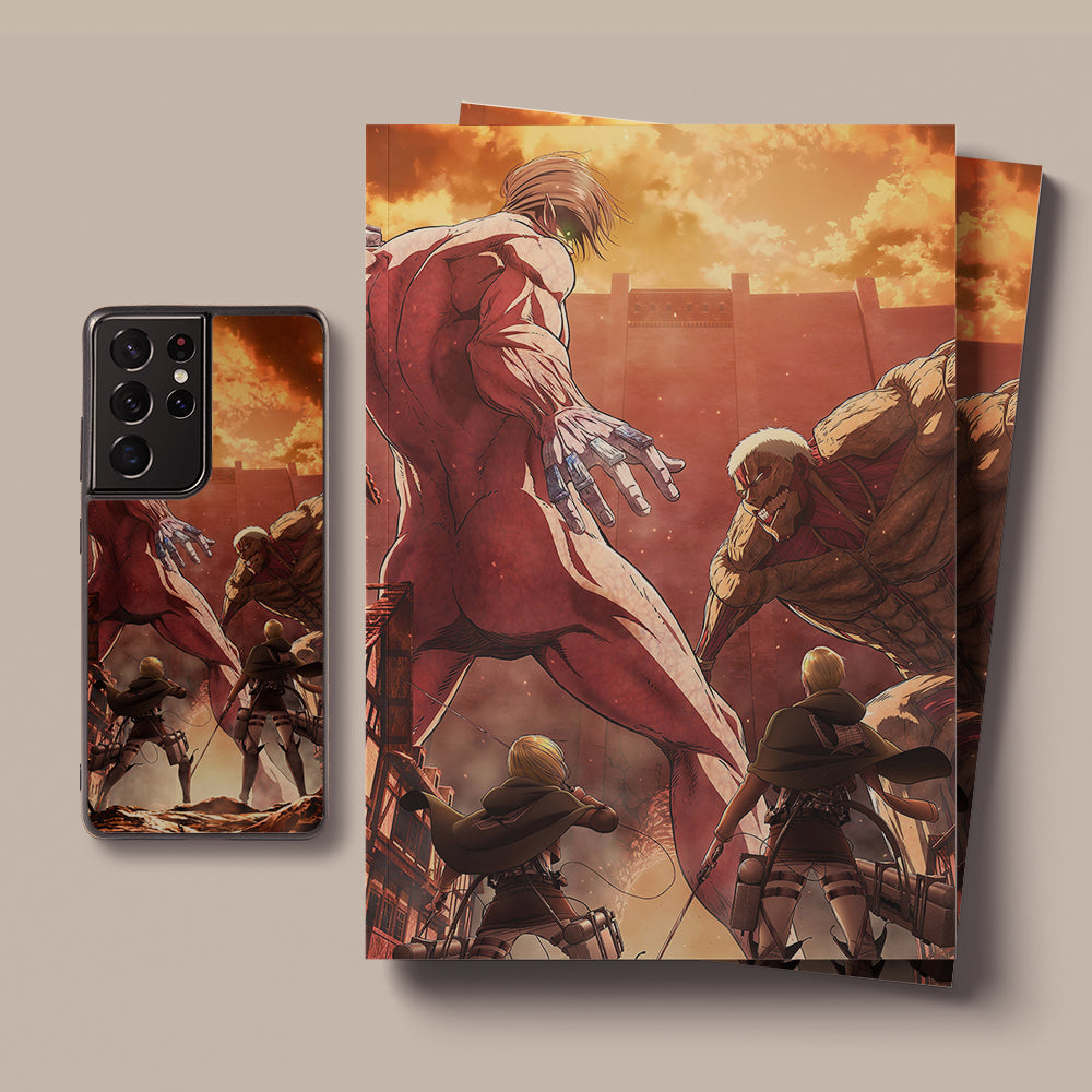 Attack On Titan Wings Of Freedom LED Case for Samsung