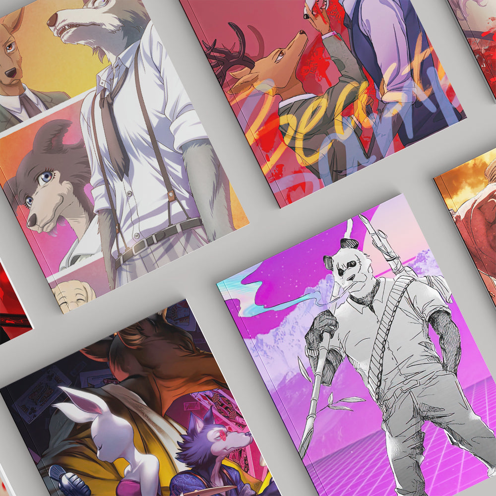 Stand Beastars Collage LED Case for iPhone