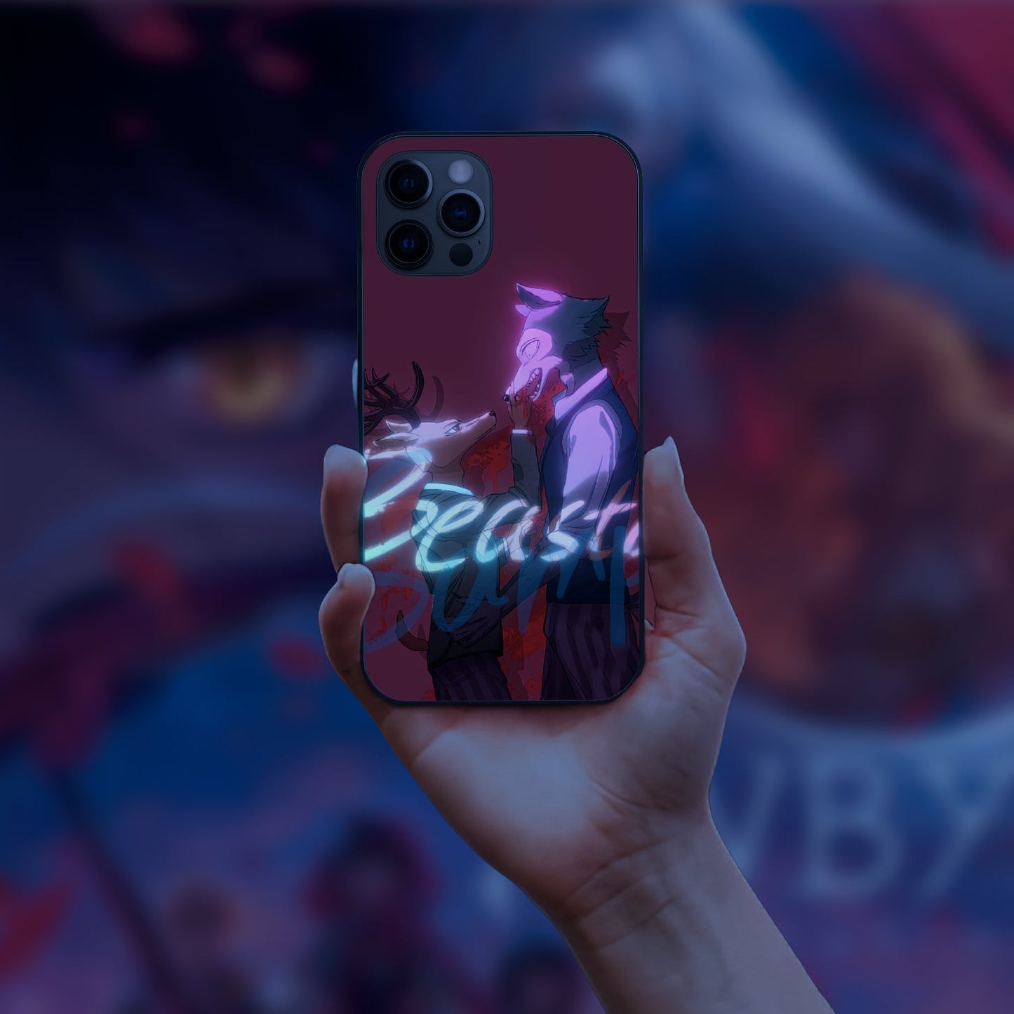 Beastars The Instinct LED Case for iPhone