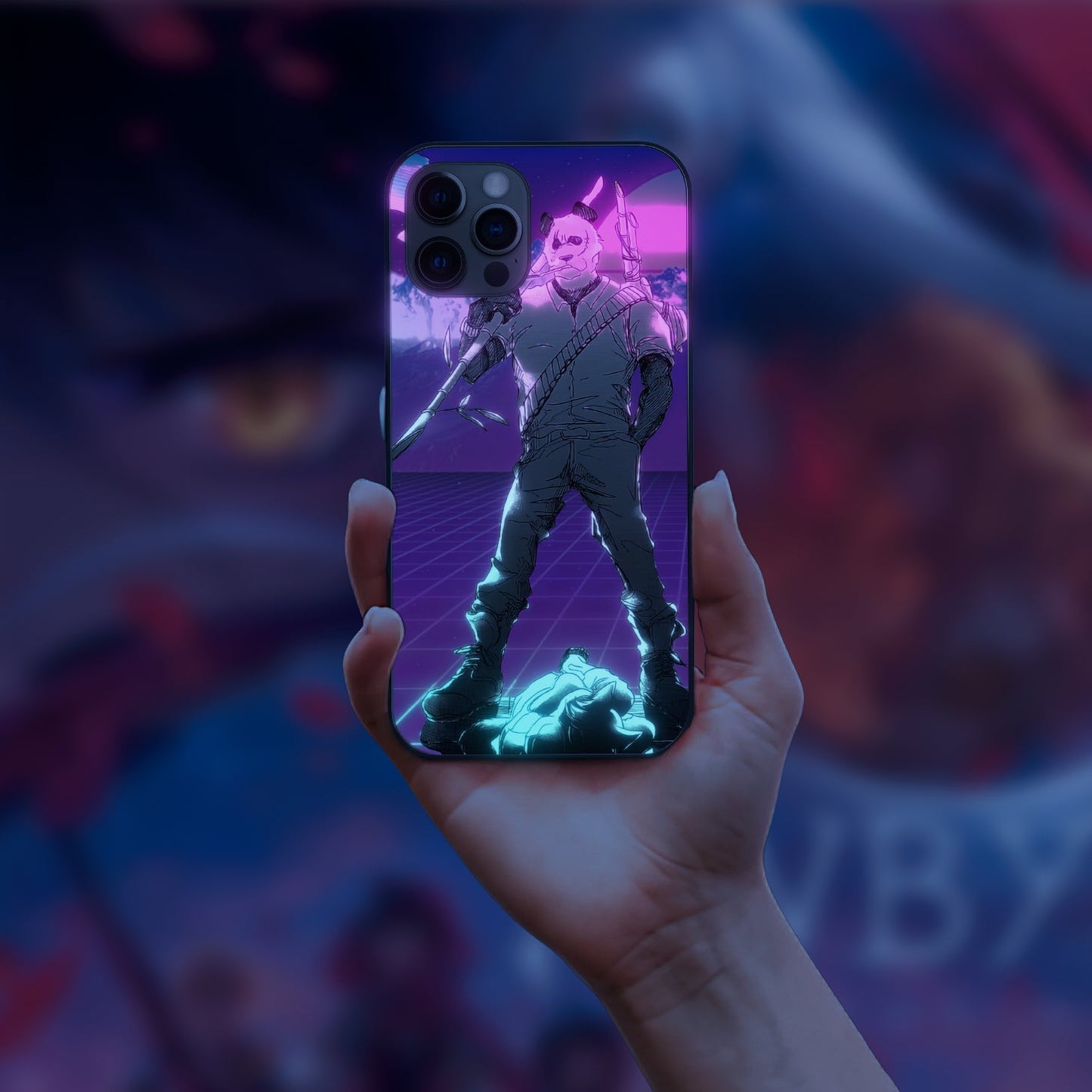 Beastars Cute Anime LED Case for iPhone