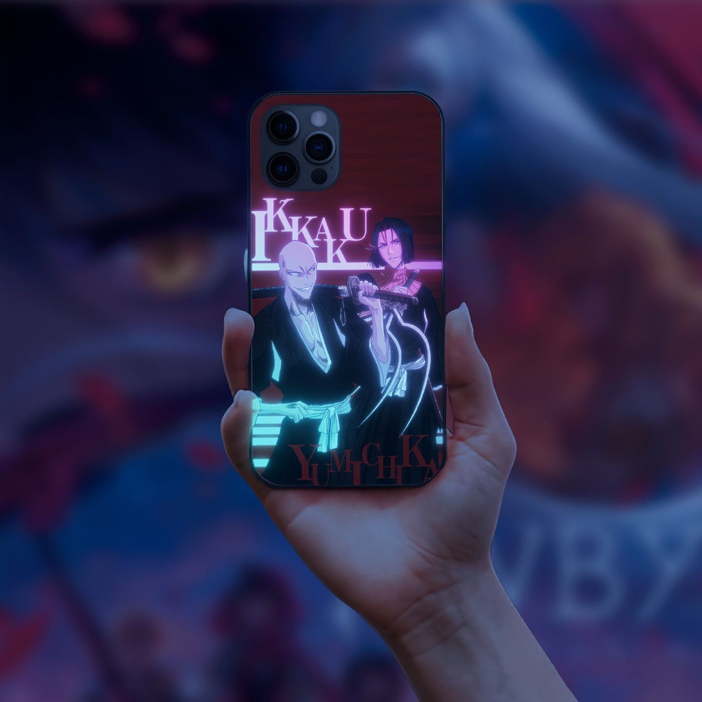 Bleach Kurosaki Ichigo LED Case for iPhone