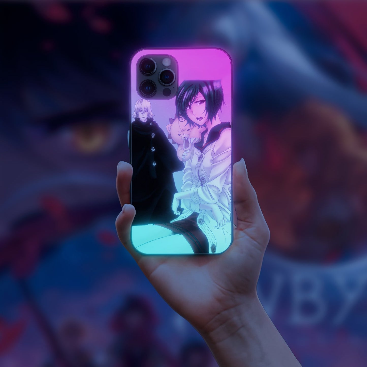 Bleach Ishida Uryu Sado Yasutora LED Case for iPhone