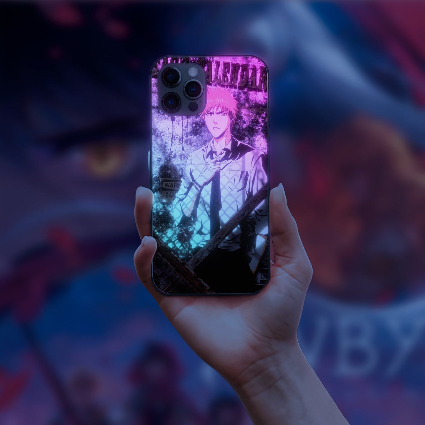 Bleach Kurosaki Isshin LED Case for iPhone