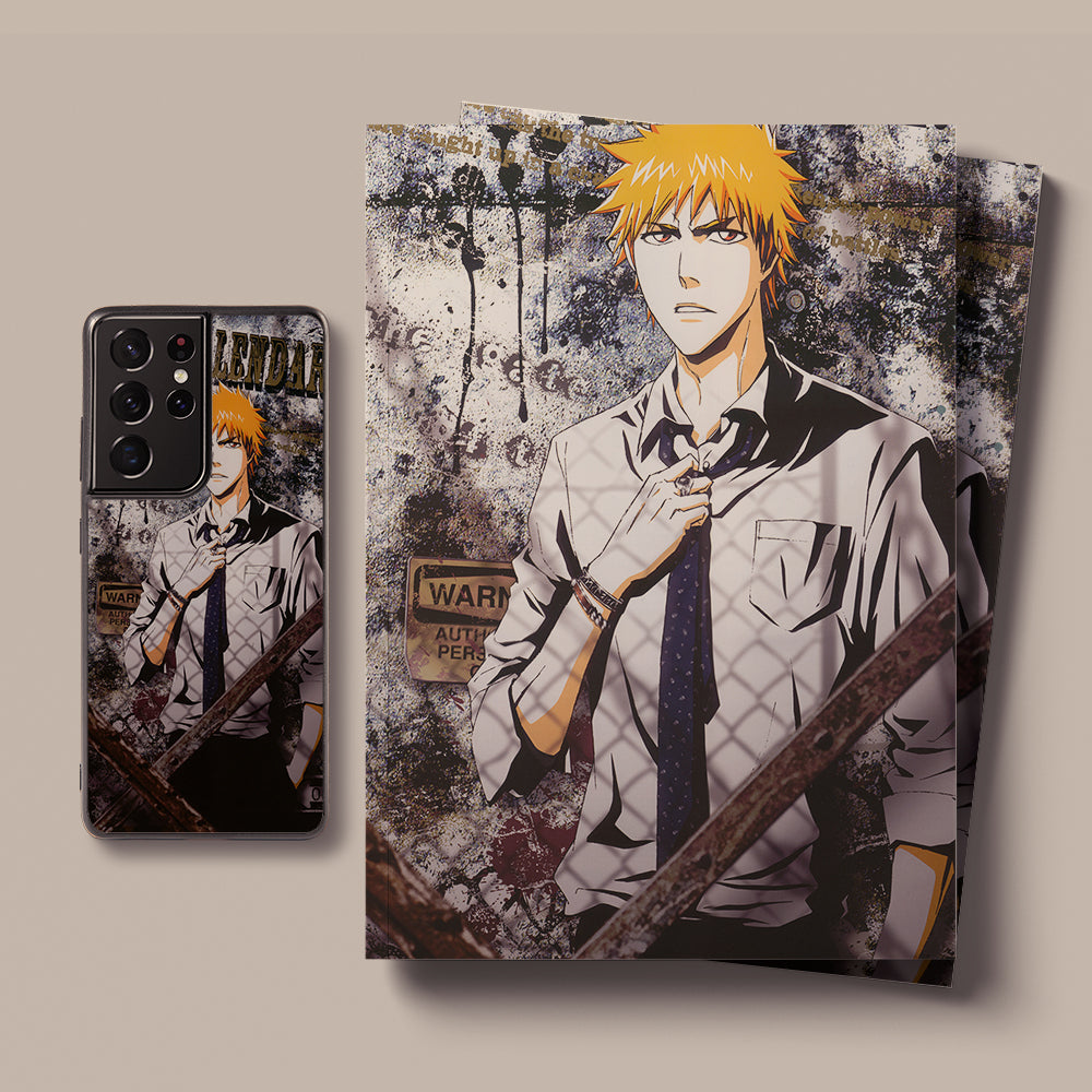 Bleach Kurosaki Isshin LED Case for Samsung