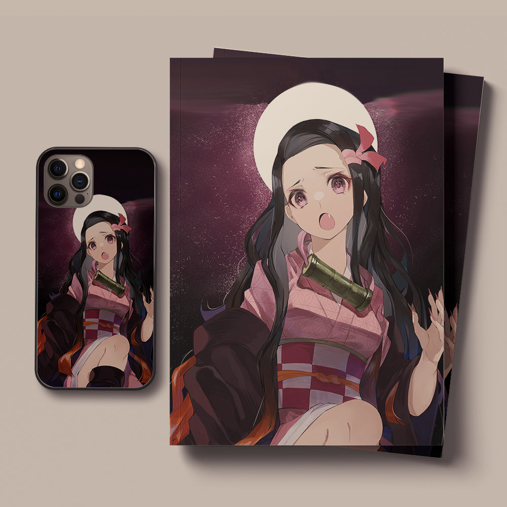 Demon Slayer Nezuko kamado LED Case for iPhone