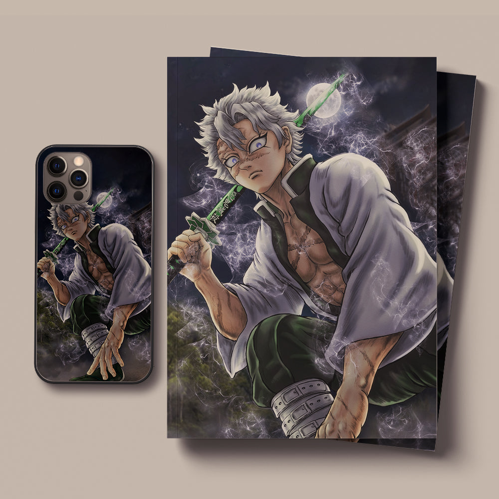 Demon Slayer Fighting LED Case for iPhone