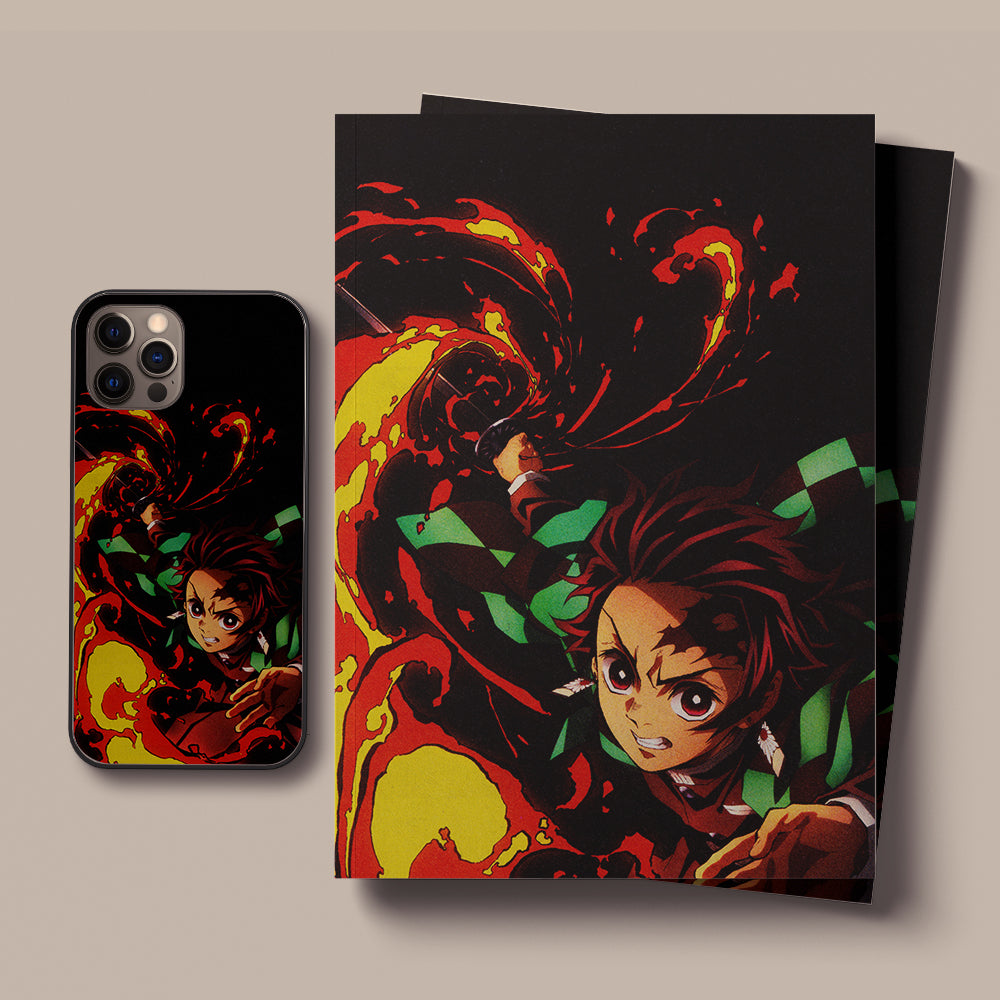 Tanjiro Kamado Demon Slayer LED Case for iPhone