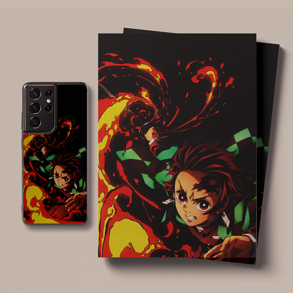 Tanjiro Kamado Demon Slayer LED Case for Samsung