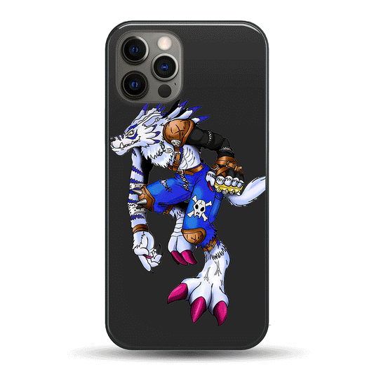 Digimon White tiger LED Case for iPhone