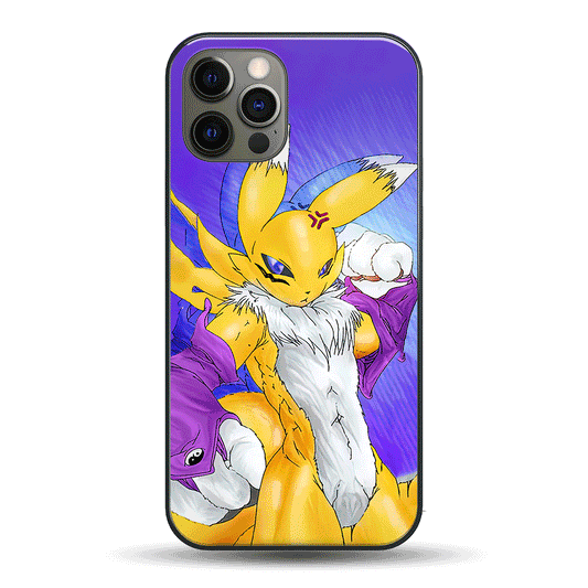 Digimon Ice crystals LED Case for iPhone