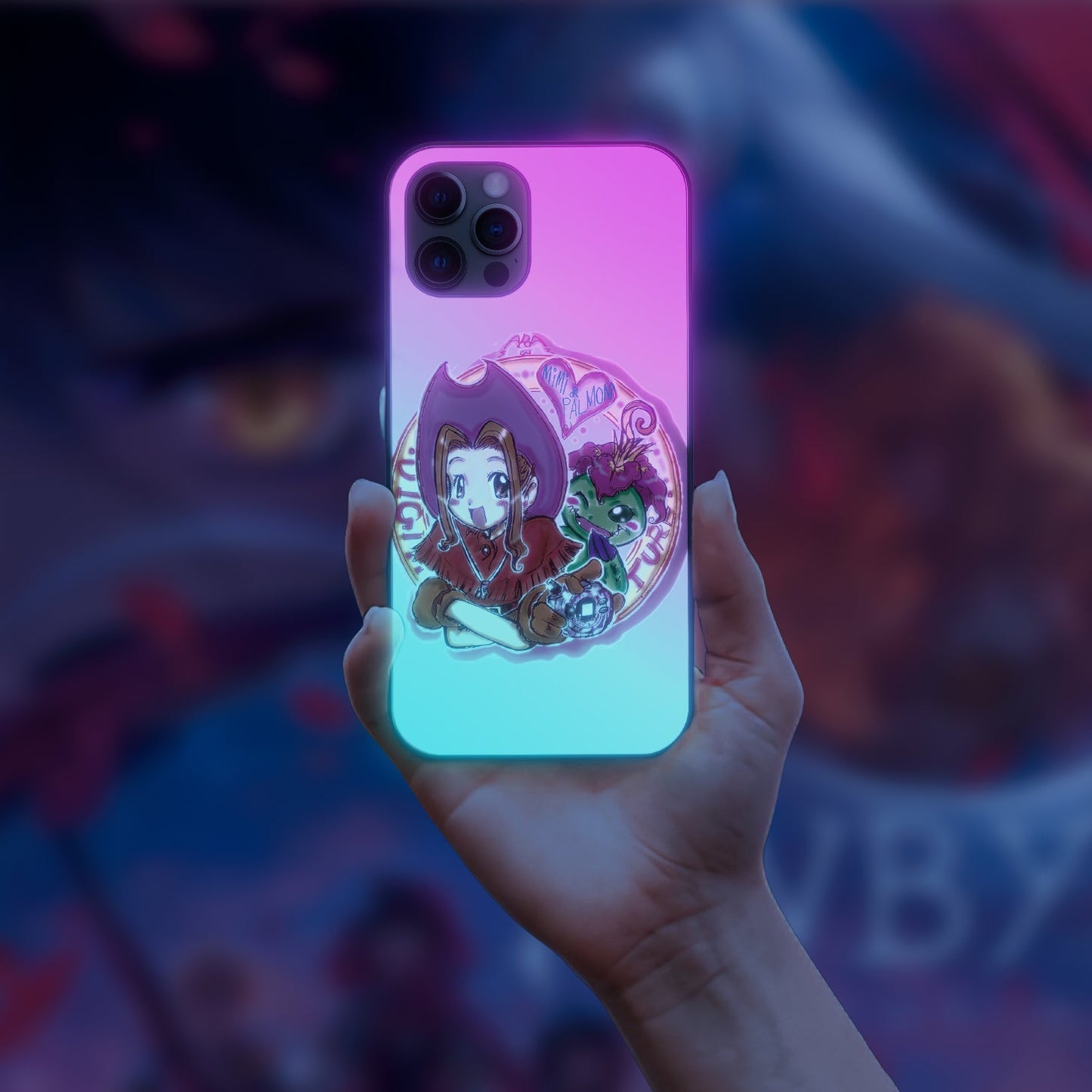 Digimon Tachikawar LED Case for iPhone