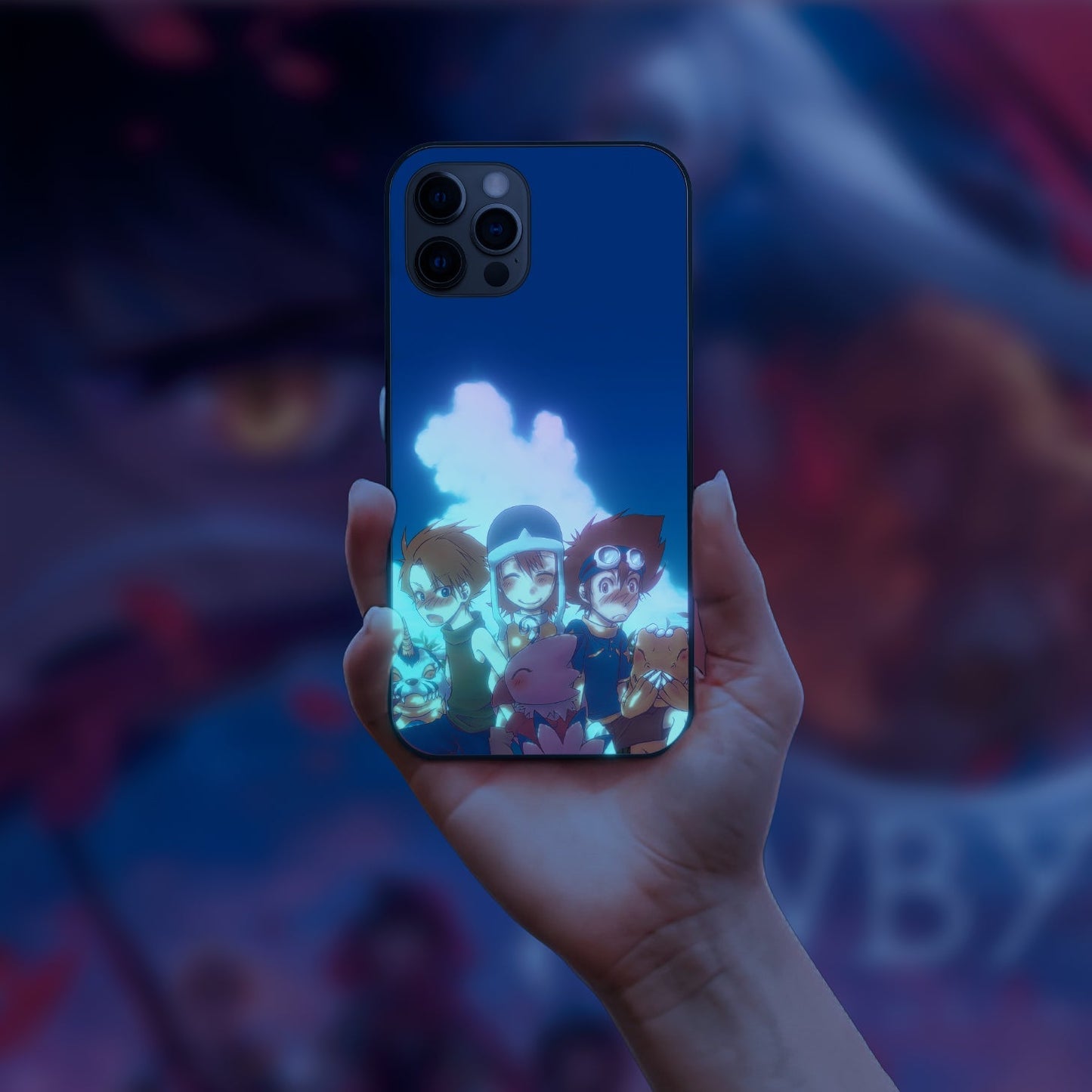 Digimon Happy Izumi Orimoto LED Case for iPhone