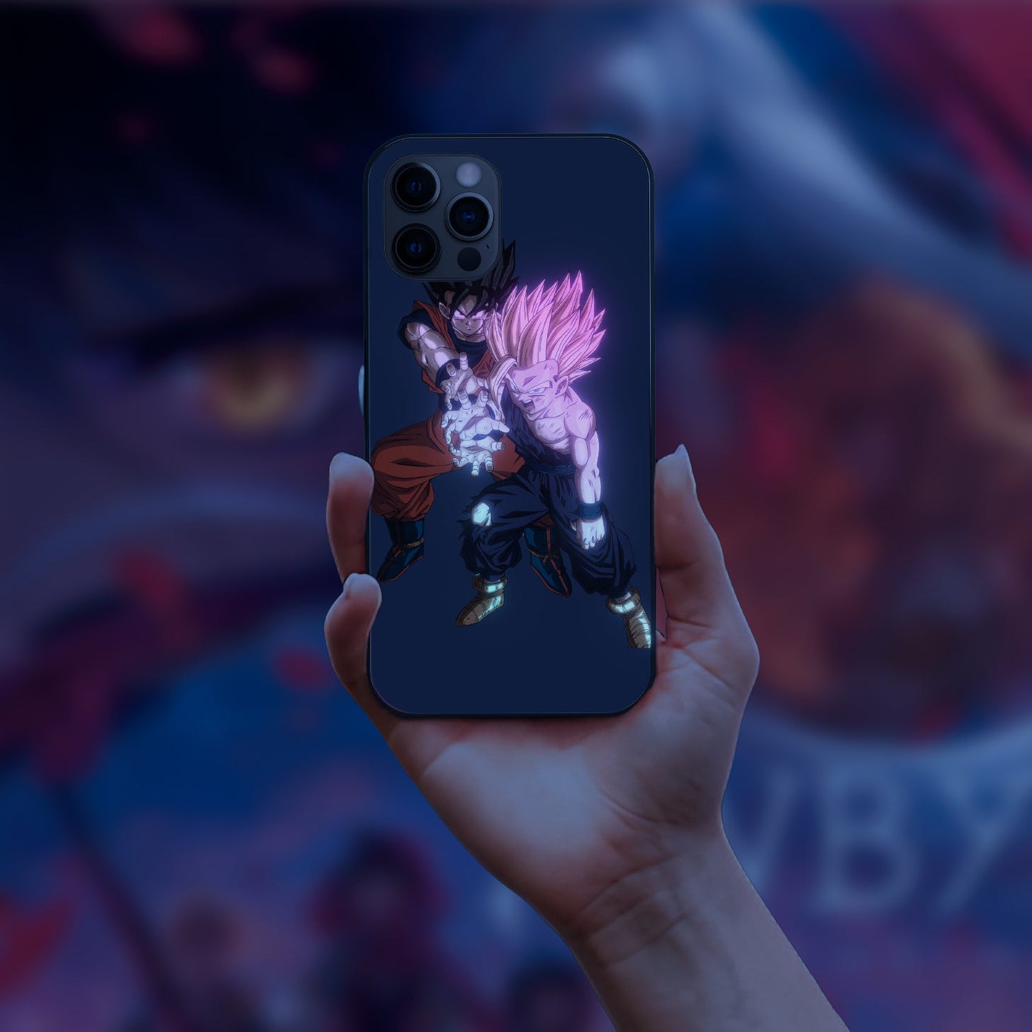 Dragon Ball Ultra Instinct Son Goku LED Case for iPhone