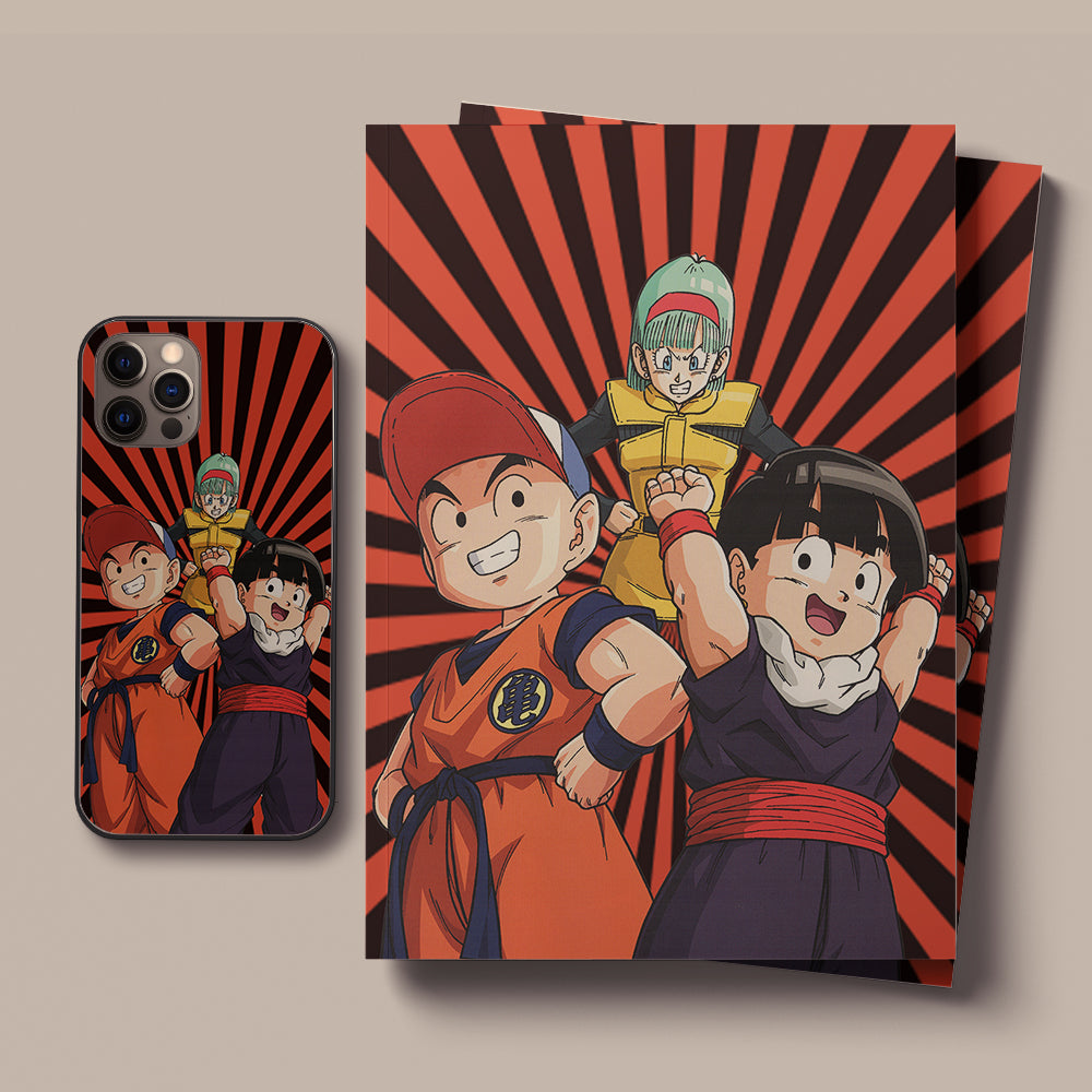 Dragon Ball Sunset LED Case for iPhone