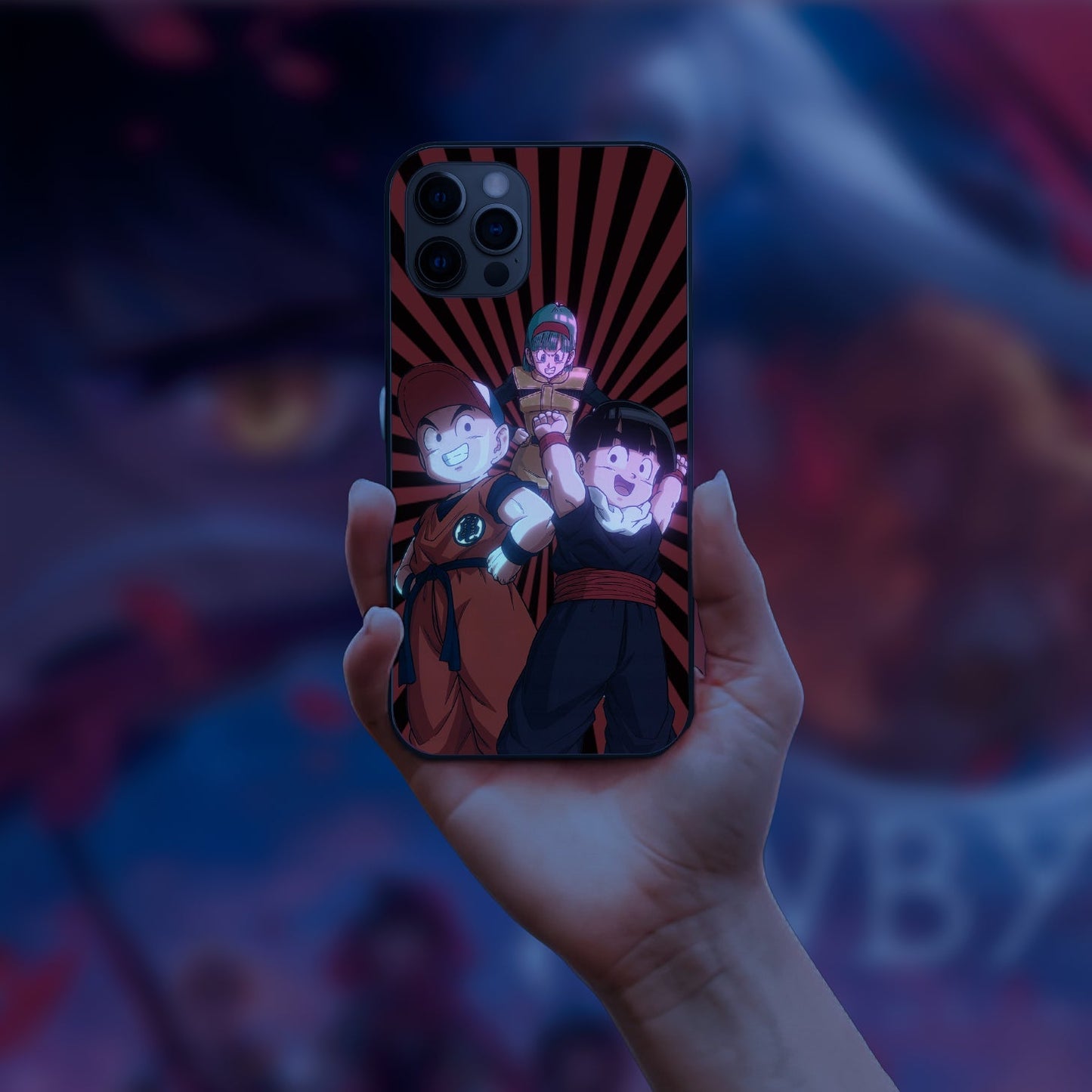 Dragon Ball Sunset LED Case for iPhone