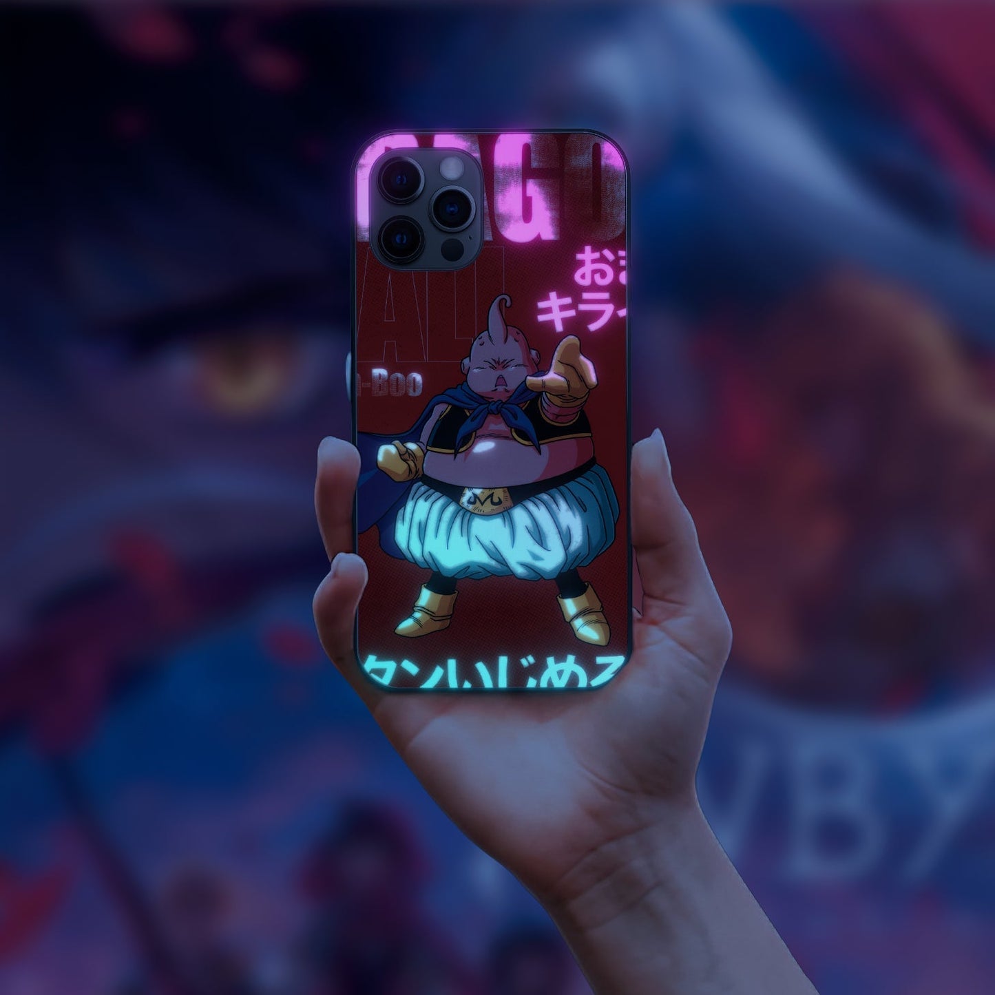 Dragon Ball Majin Buu LED Case for iPhone