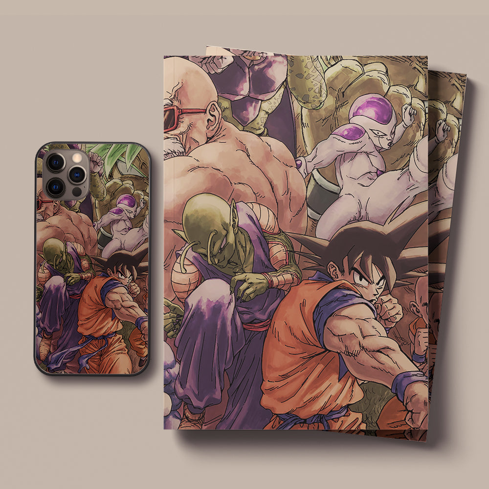 Dragon Ball Poster LED Case for iPhone