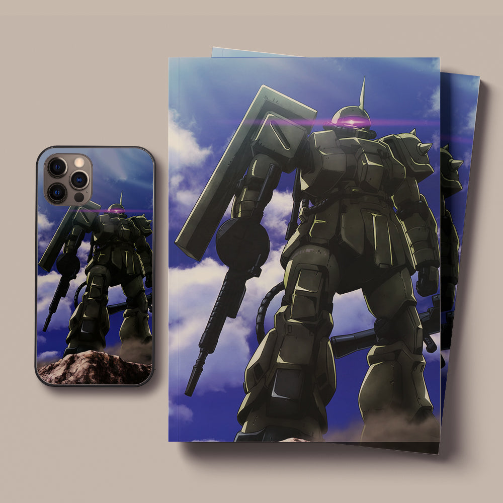 Gundam Barbatos kanagawa LED Case for iPhone