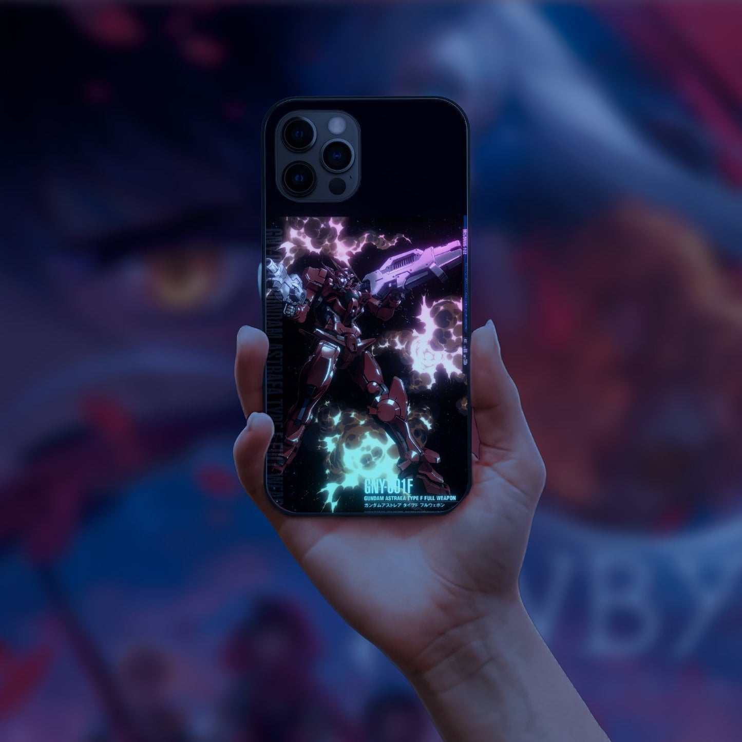 Gundam Unicorn Banshee Norn LED Case for iPhone