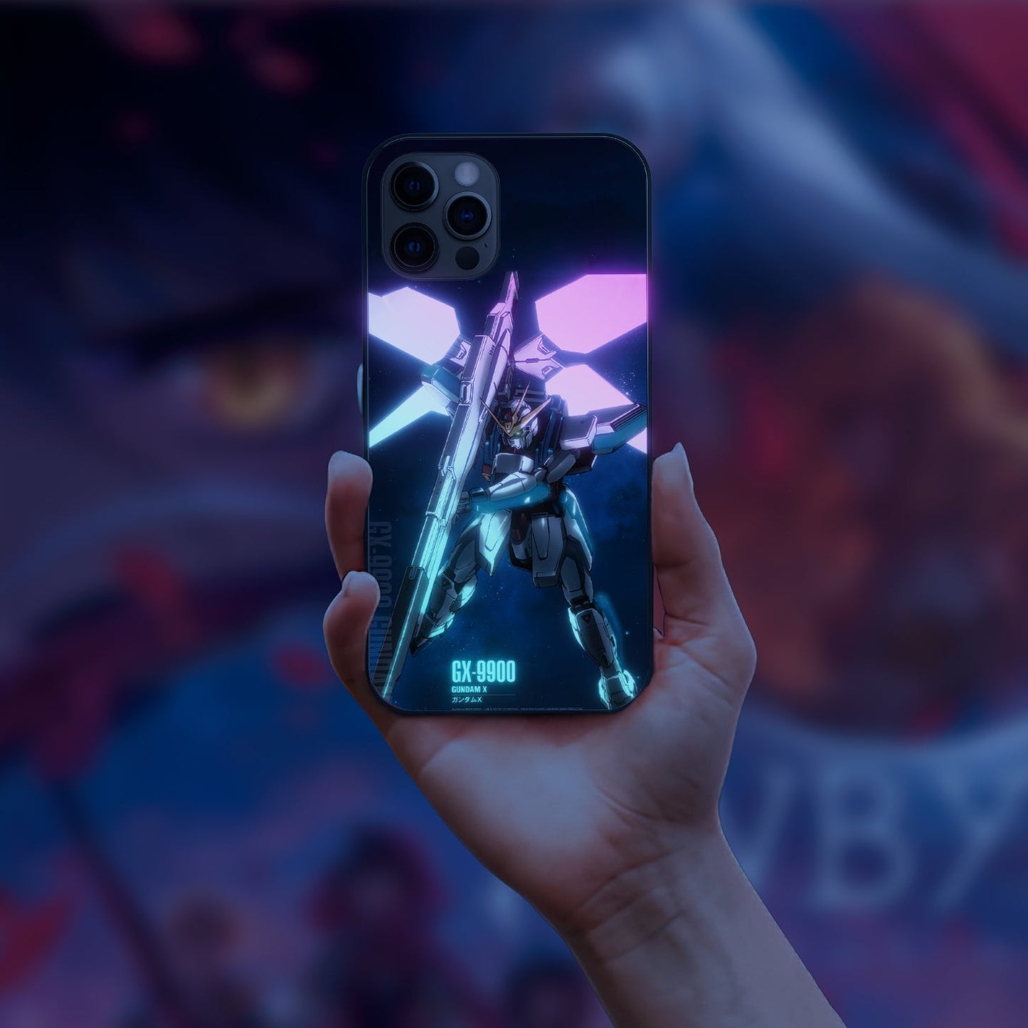 Gundam Deathscythe Hell LED Case for iPhone