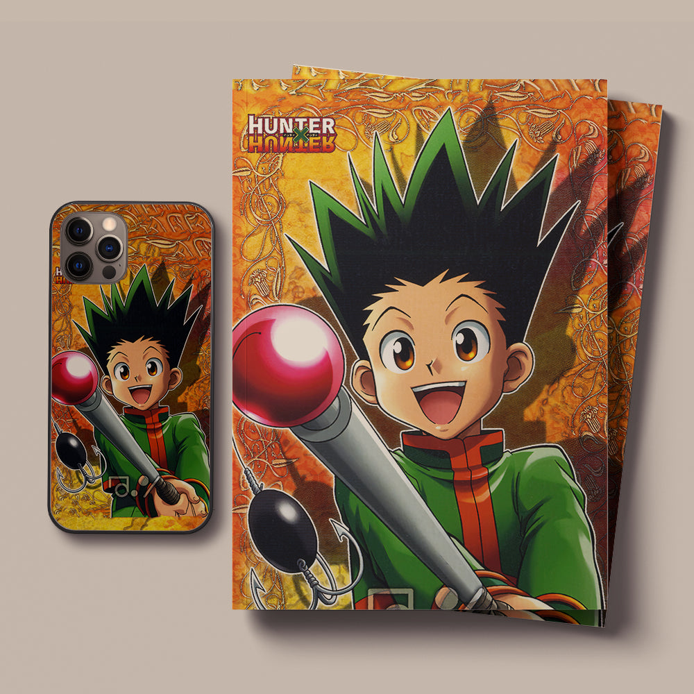 Gon·Frsscss Hunter x Hunter Stickers LED Case for iPhone