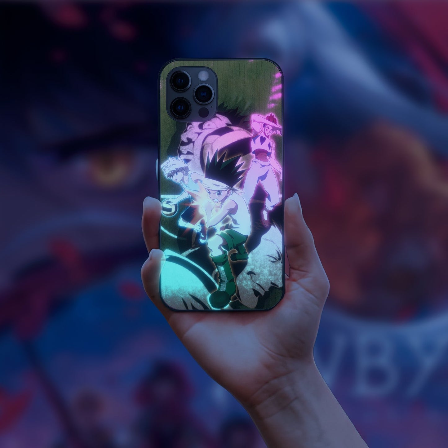 Hunter x Hunter Japanese Anime LED Case for iPhone