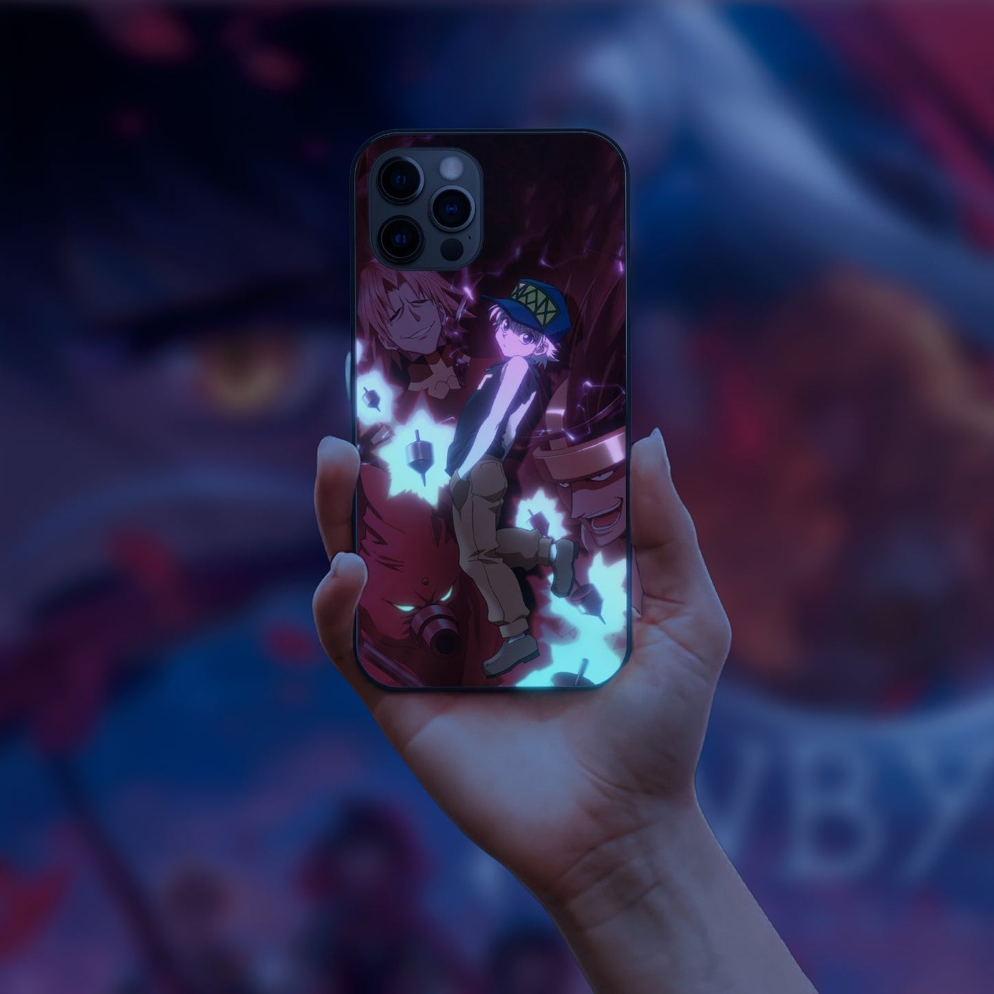 Hunter x Hunter Team Cooperate LED Case for iPhone