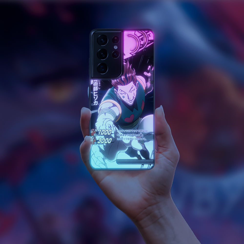 Hisoka Hunter x Hunter Stickers LED Case for Samsung