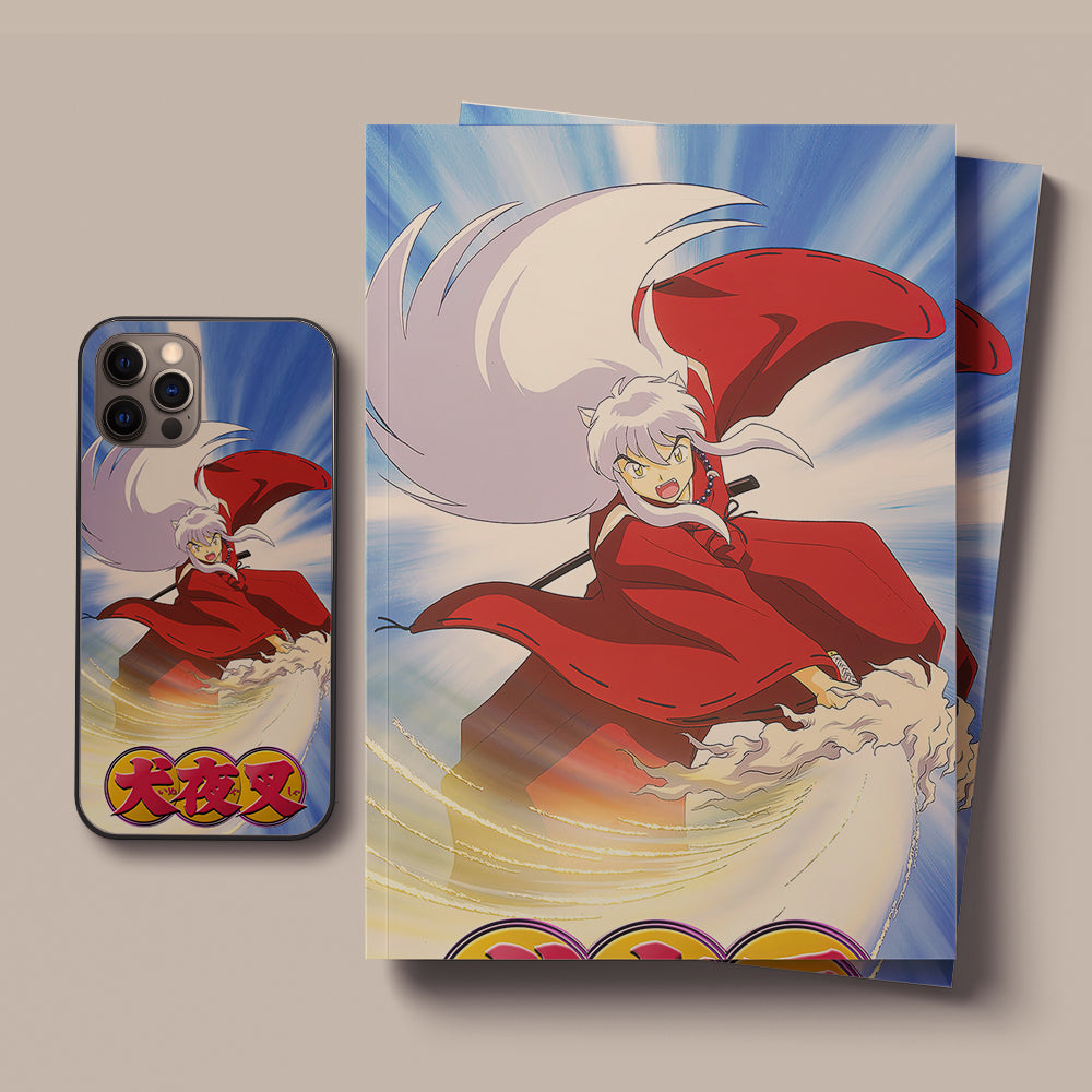 Inuyasha Comic Wolf LED Case for iPhone