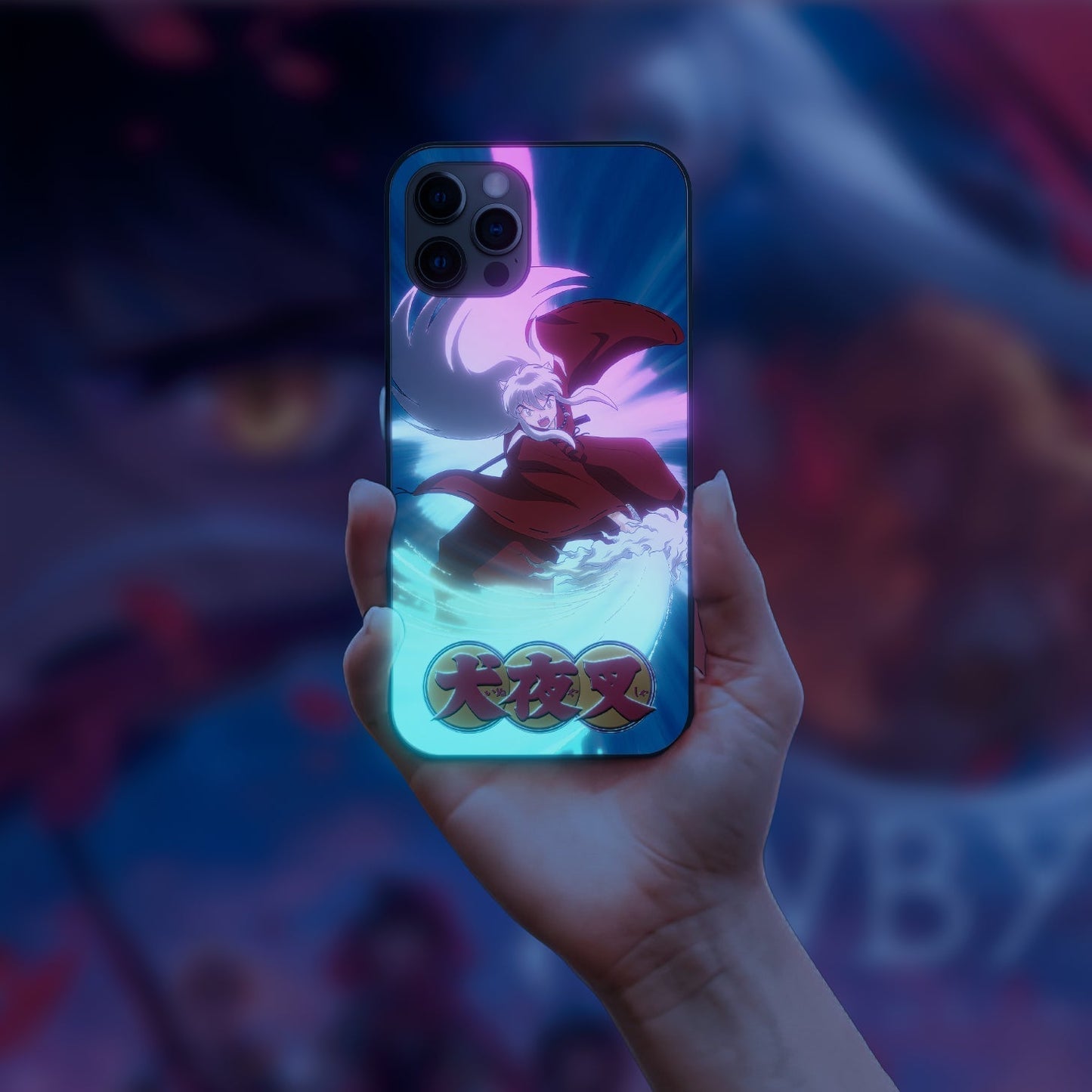 Inuyasha Comic Wolf LED Case for iPhone