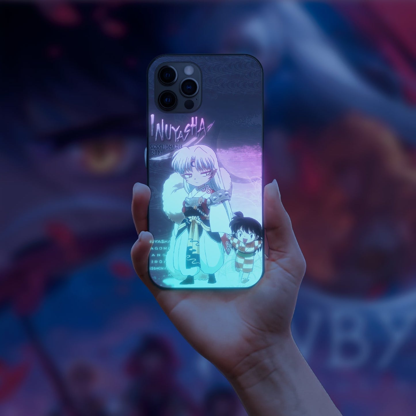 Inuyasha Sesshomaru LED Case for iPhone