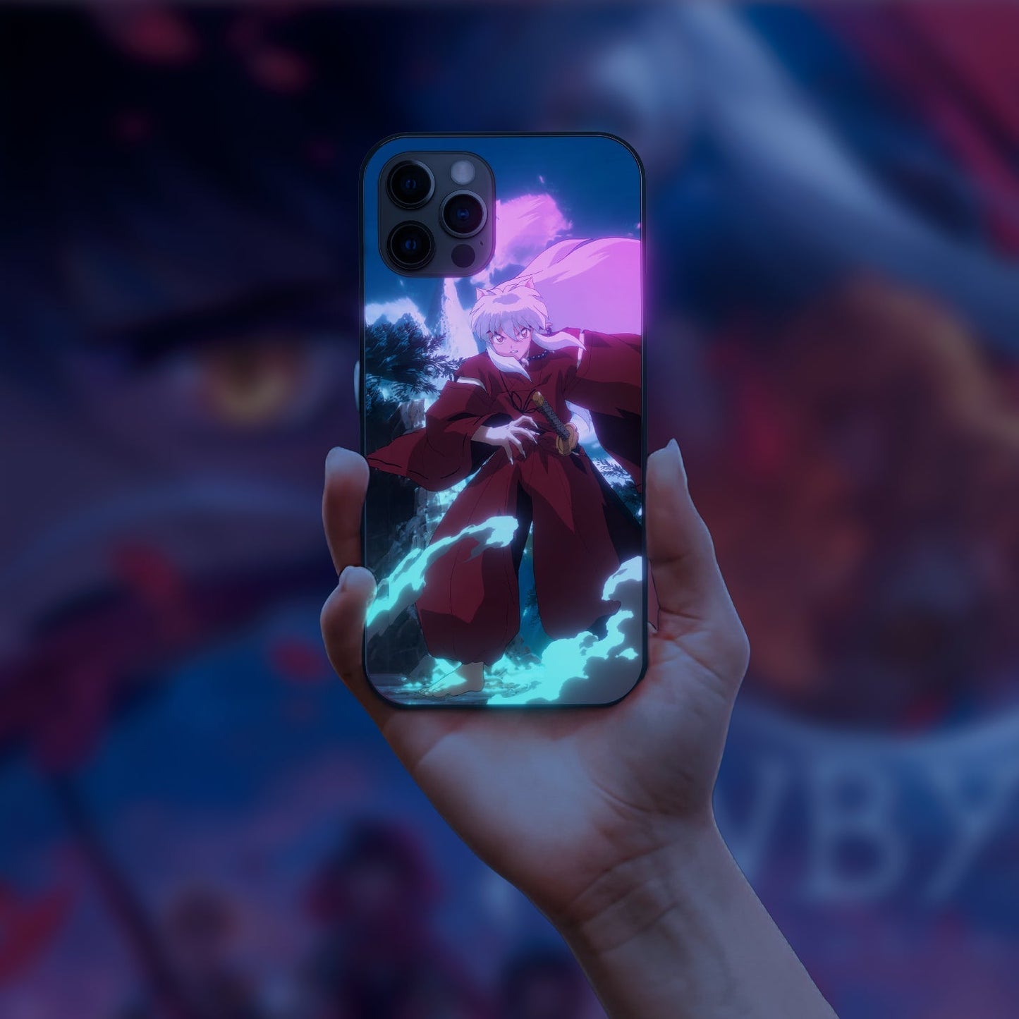 Inuyasha Snow Mountain LED Case for iPhone