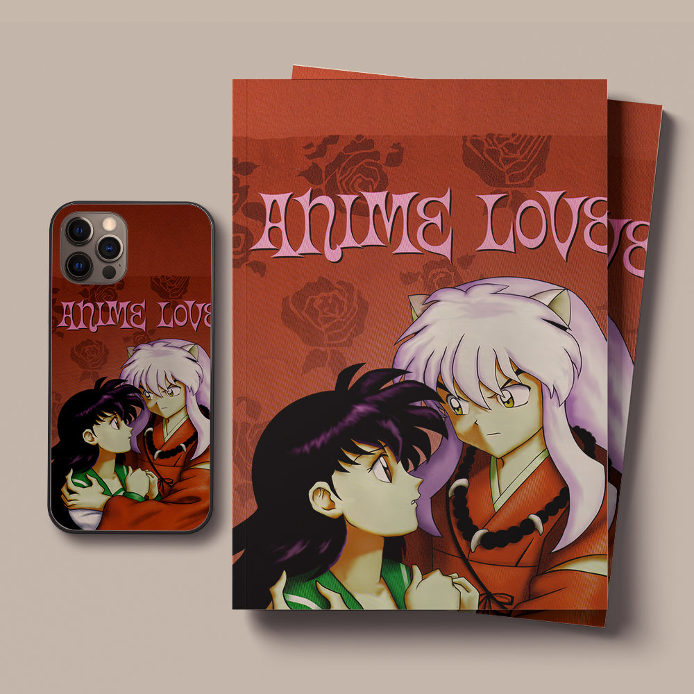 Inuyasha Anime love LED Case for iPhone