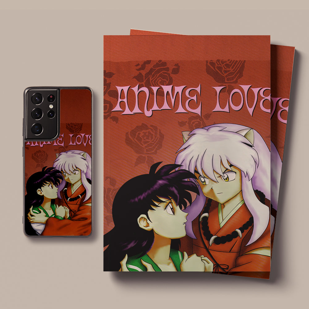 Inuyasha Anime love LED Case for Samsung