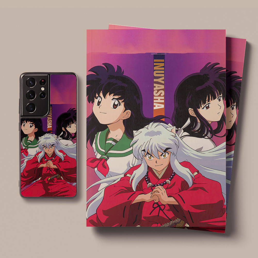 Inuyasha Two Grils Beutiful LED Case for Samsung