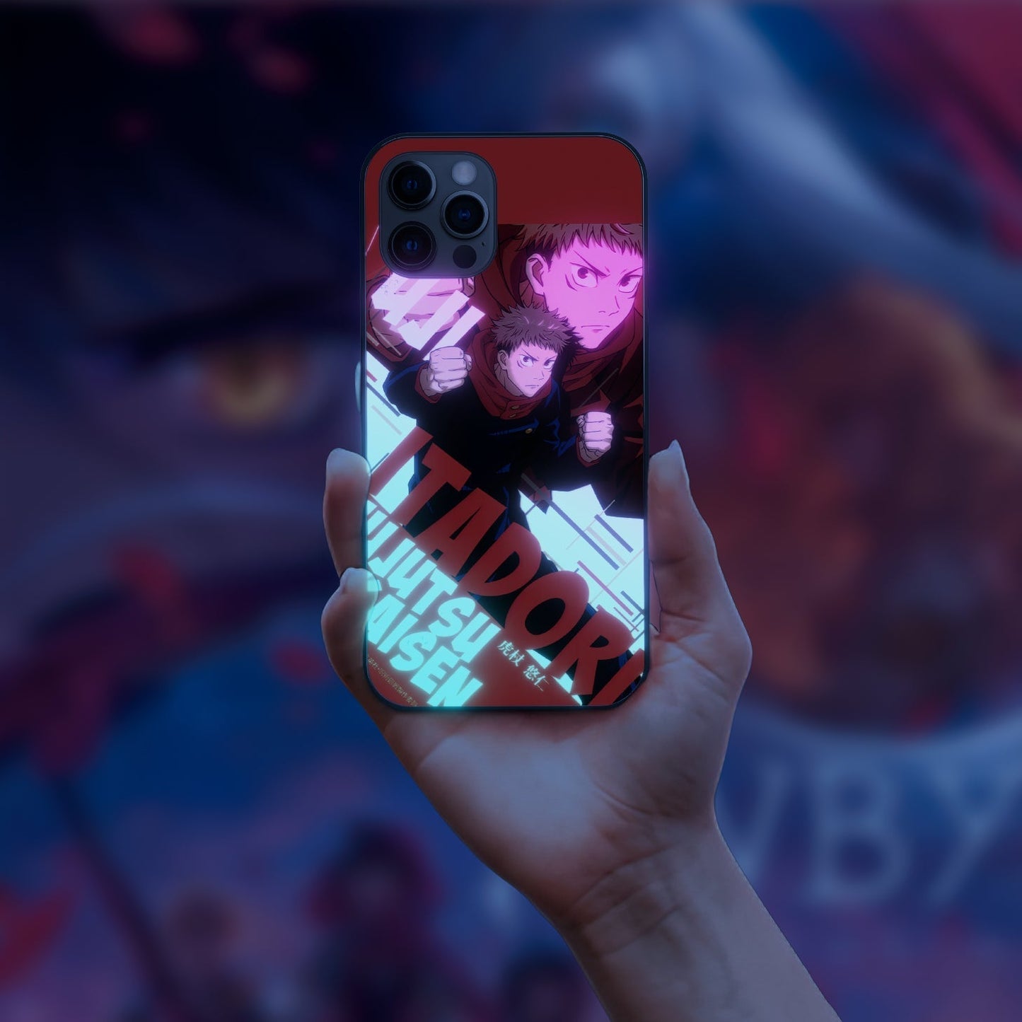 Jujutsu kaisen Poster LED Case for iPhone