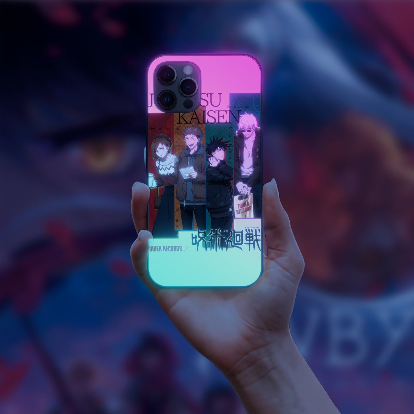 Jujutsu kaisen Best Gift LED Case for iPhone