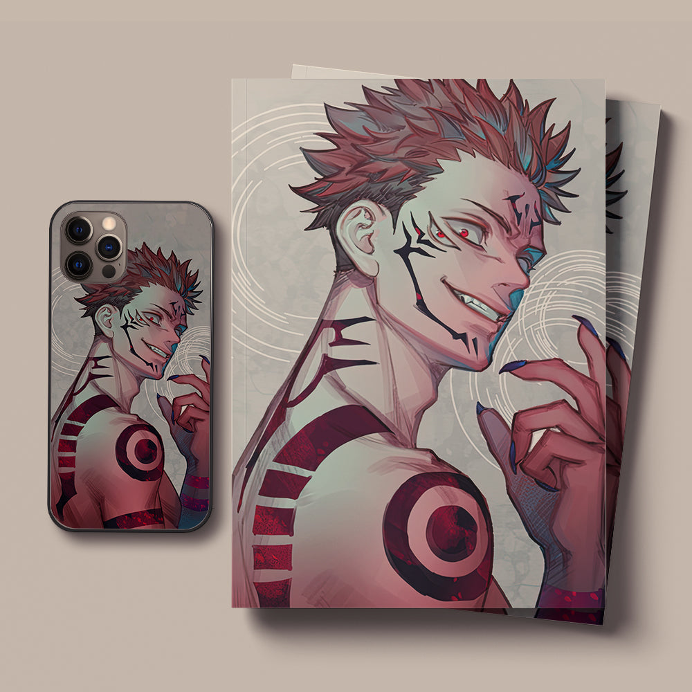 Jujutsu kaisen Sukuna POP LED Case for iPhone