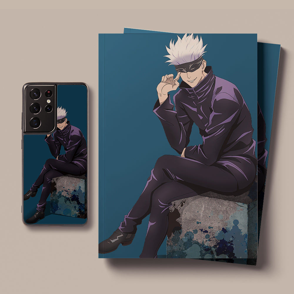 Jujutsu kaisen Gojo Satoru Aesthetic LED Case for Samsung