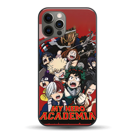 My Hero Academia Poster LED Case for iPhone